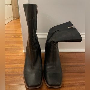 Franco Sarto Black Boots